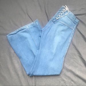 Brittany’s sportswear bell bottom jeans